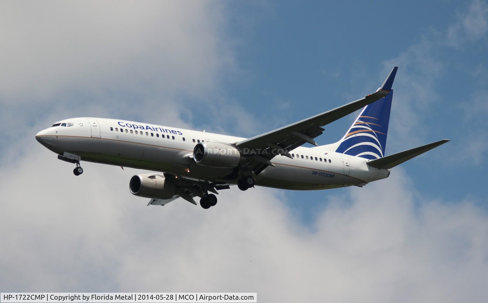 HP-1722CMP, 2011 Boeing 737-8V3 C/N 38100, Copa Airlines