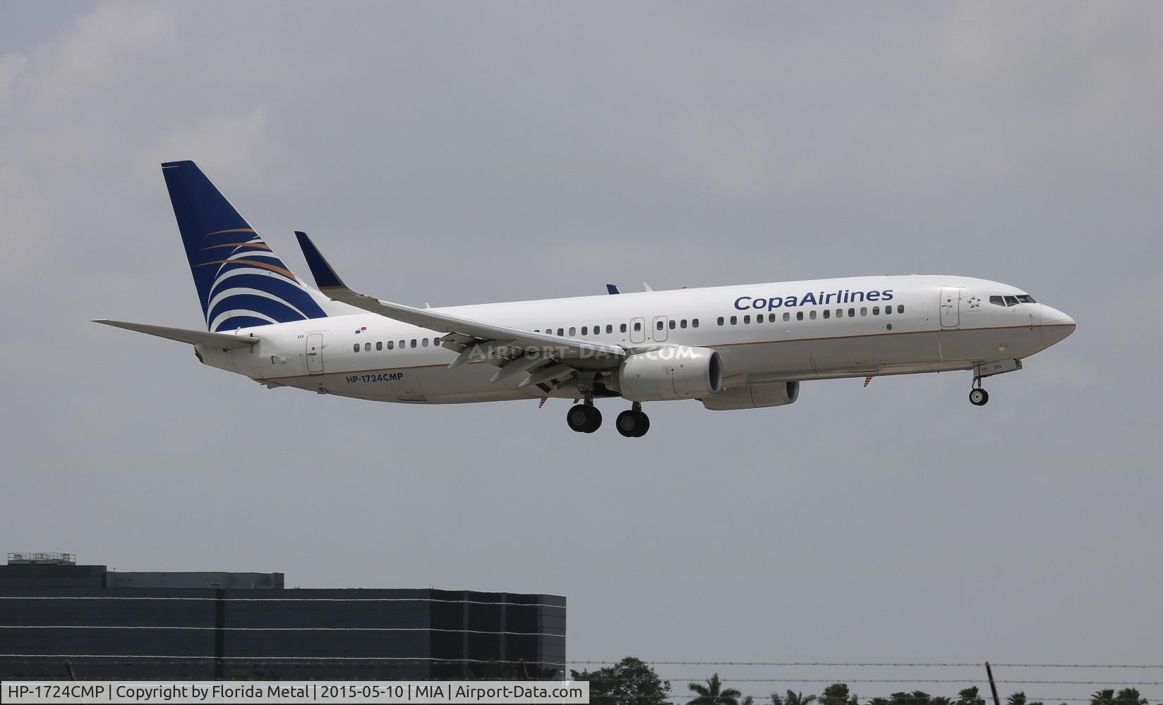 HP-1724CMP, 2011 Boeing 737-8V3 C/N 38140, Copa Airlines