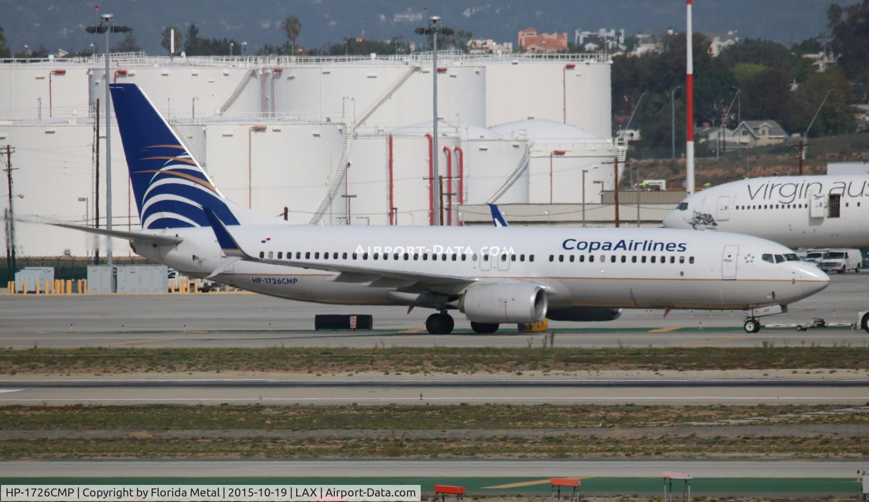 HP-1726CMP, 2012 Boeing 737-86N C/N 38024, Copa Airlines