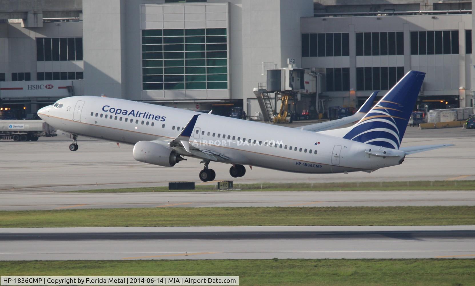HP-1836CMP, 2014 Boeing 737-8V3 C/N 40782, Copa Airlines