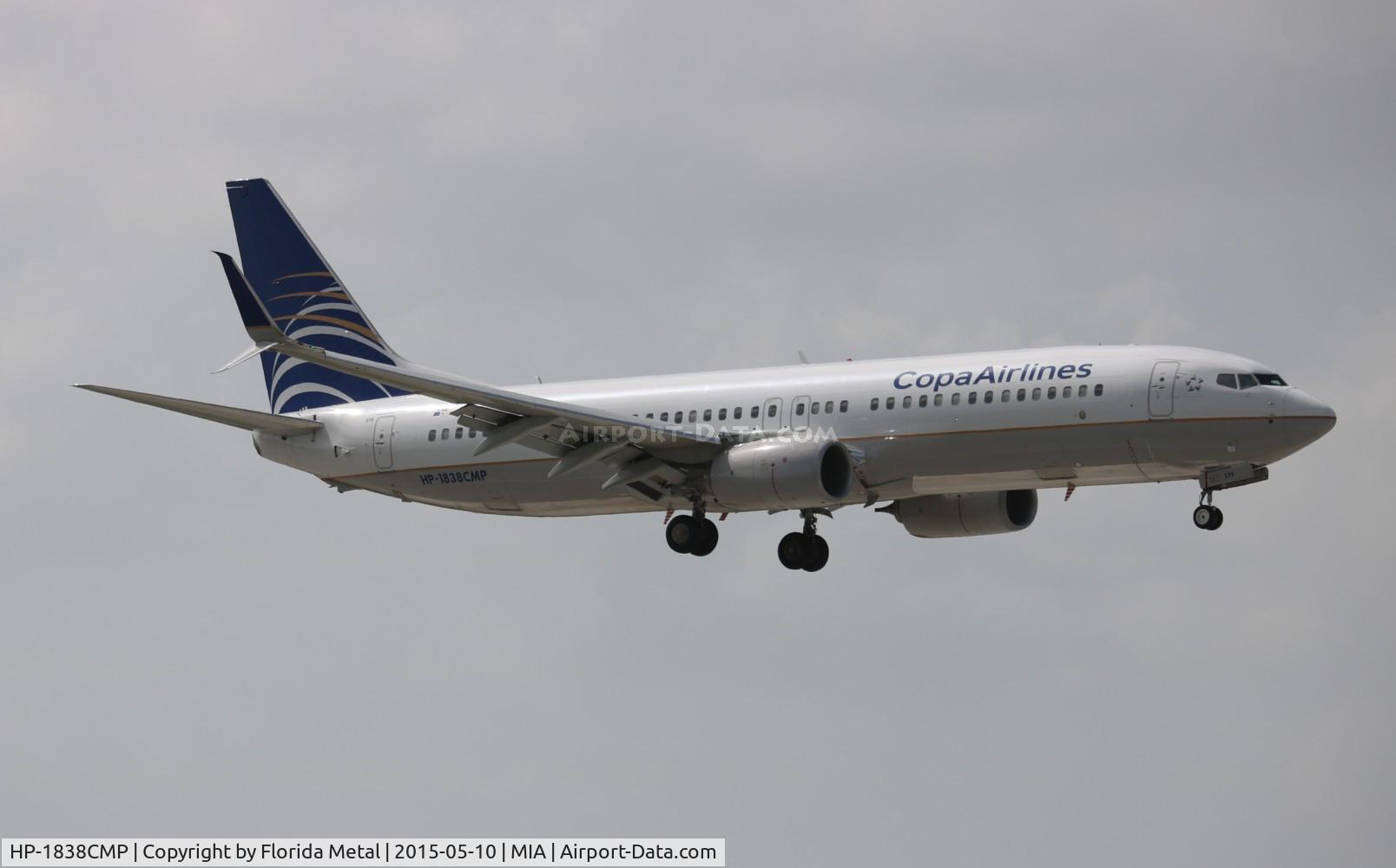 HP-1838CMP, 2014 Boeing 737-8V3 C/N 41445, Copa Airlines