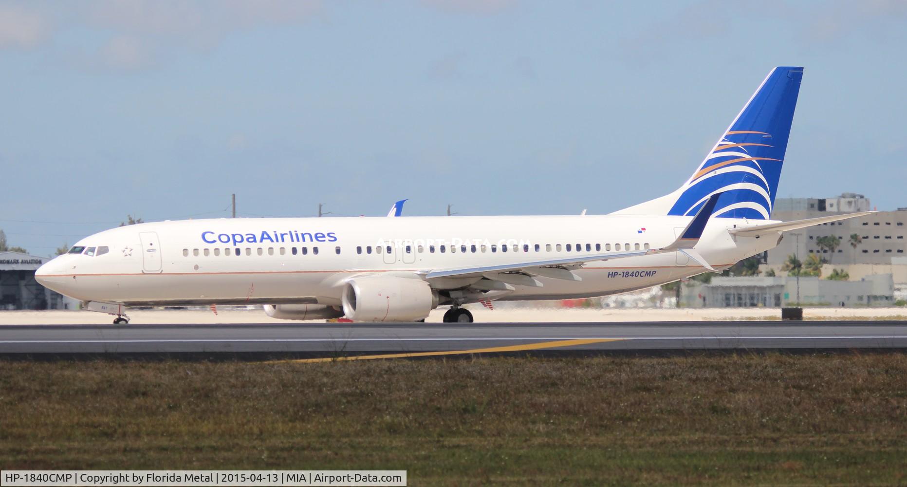 HP-1840CMP, 2014 Boeing 737-8V3 C/N 44155, Copa Airlines