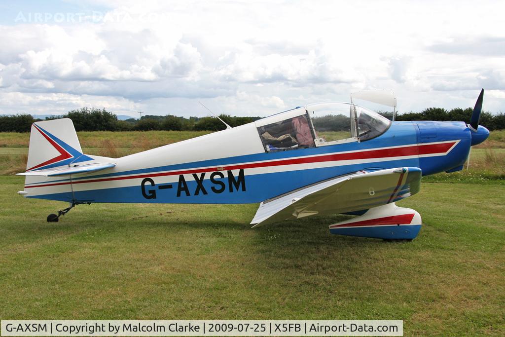G-AXSM, 1962 CEA Jodel DR-1051 C/N 512, CEA Jodel DR-1051 at Fishburn Airfield, July 2009.