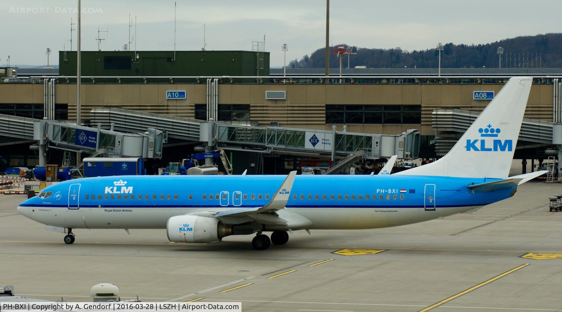 PH-BXI, 2000 Boeing 737-8K2 C/N 30358, KLM, here at Zürich-Kloten(LSZH)
