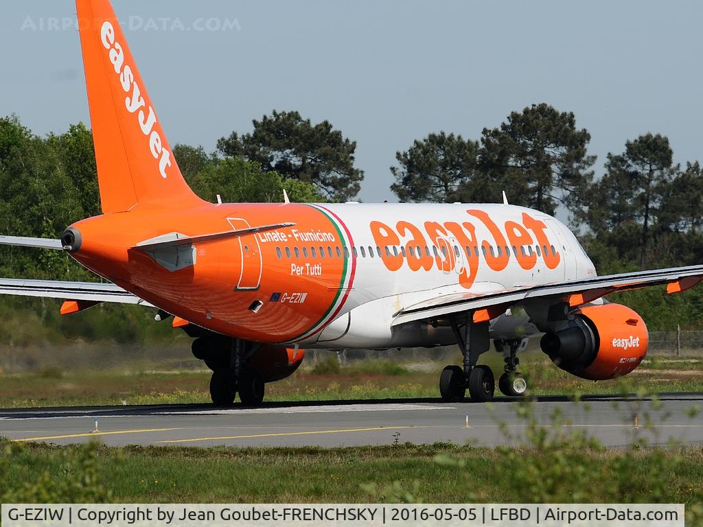 G-EZIW, 2005 Airbus A319-111 C/N 2578, Easyjet (Linate-Fiumicino Per Tutti Livery) U27920 to Amsterdam.
