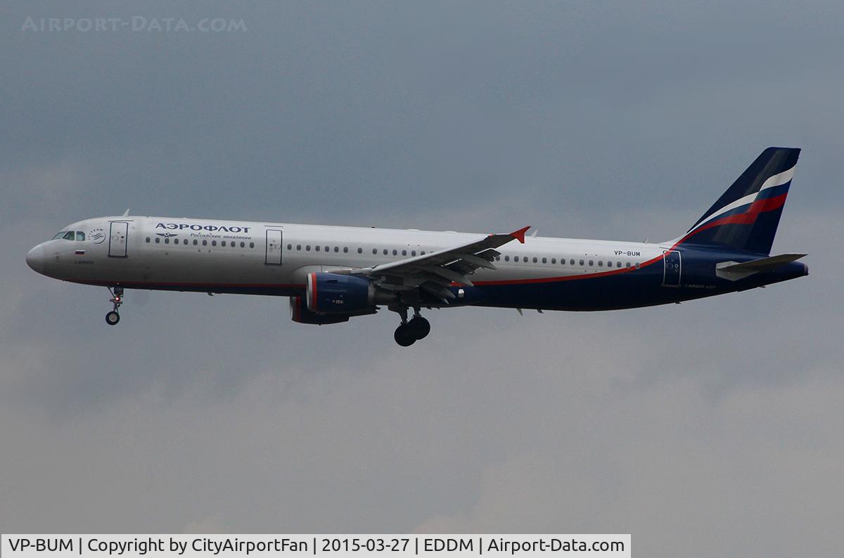 VP-BUM, 2007 Airbus A321-211 C/N 3267, Aeroflot (AFL/SU)