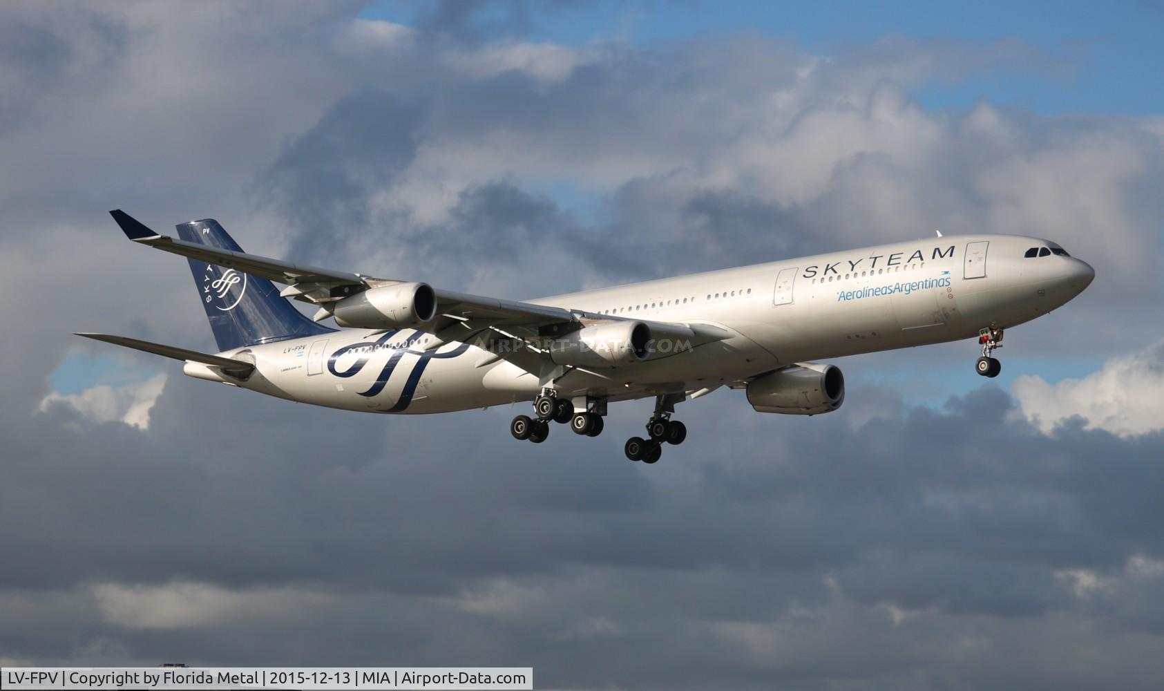 LV-FPV, 1997 Airbus A340-313X C/N 193, Aerolineas Argentinas