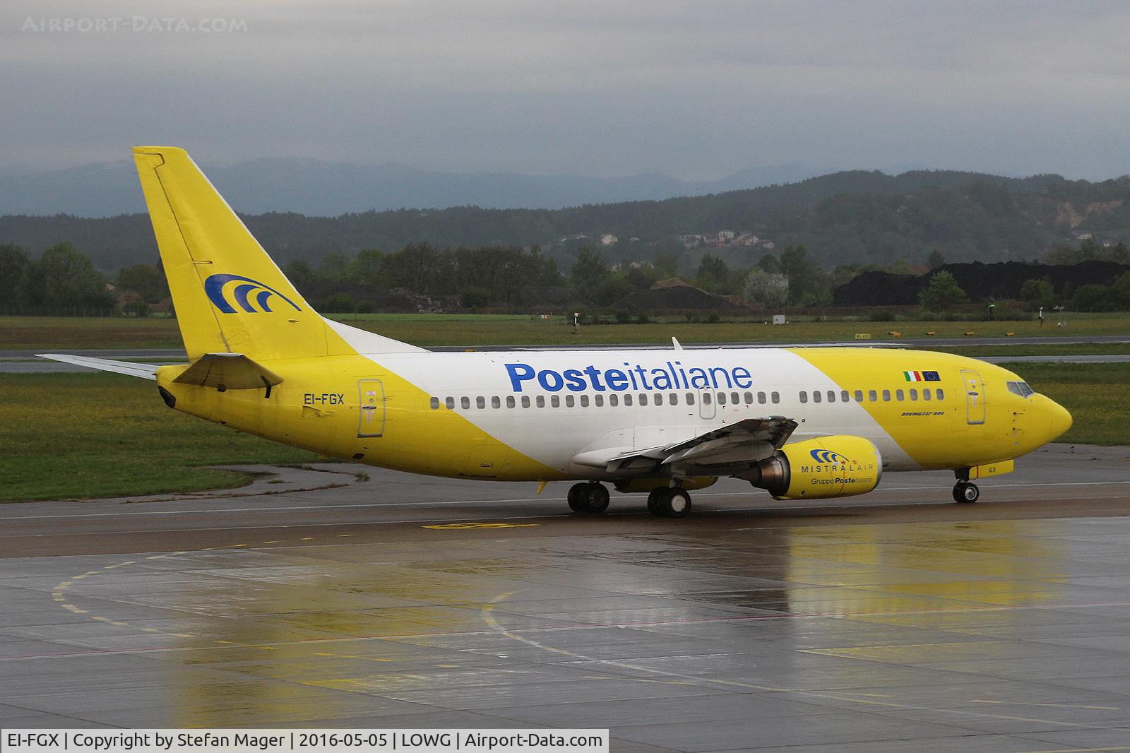 EI-FGX, 1998 Boeing 737-3Q8 C/N 28054, Mistral Air B.737-300 @GRZ (CTA-GRZ-FCO)