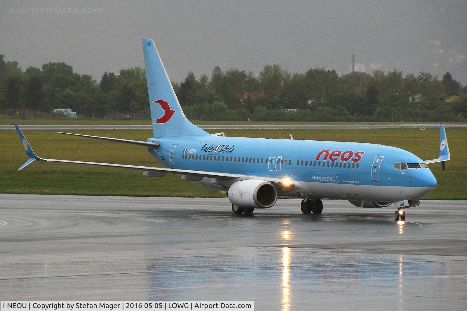 I-NEOU, 2002 Boeing 737-86N C/N 29887, Neos B.737-800 @GRZ (MPX-GRZ-VLC)