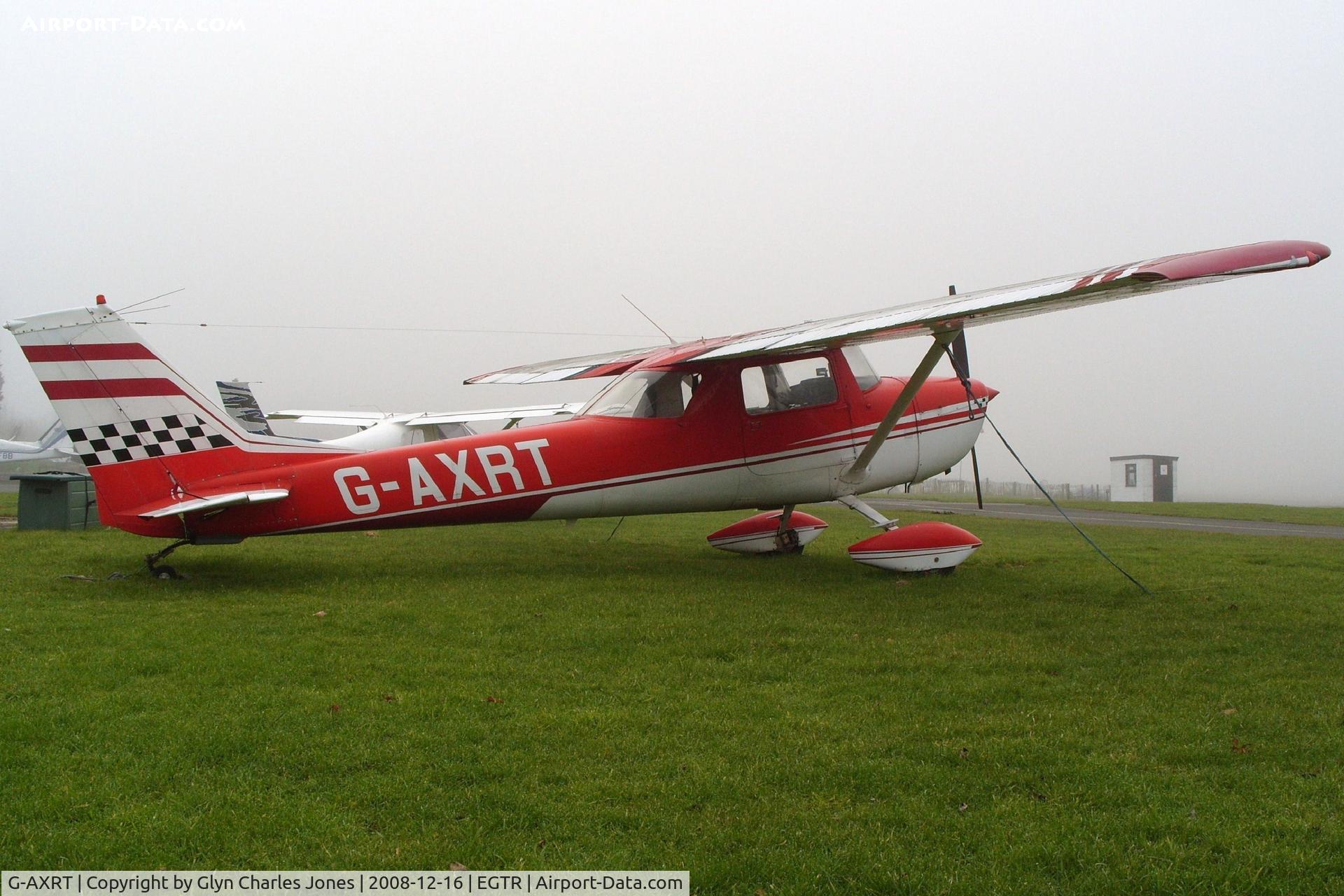 G-AXRT, 1970 Reims FA150K Aerobat C/N 0018, Taken on a quiet cold and foggy day. With thanks to Elstree control tower who granted me authority to take photographs on the aerodrome.