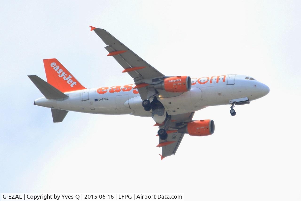 G-EZAL, 2006 Airbus A319-111 C/N 2754, Airbus A319-111, Short approach rwy 08R, Roissy Charles De Gaulle Airport (LFPG-CDG)
