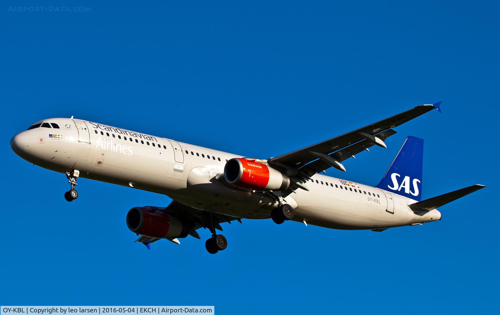 OY-KBL, 2001 Airbus A321-232 C/N 1619, Copenhagen 4.5.16