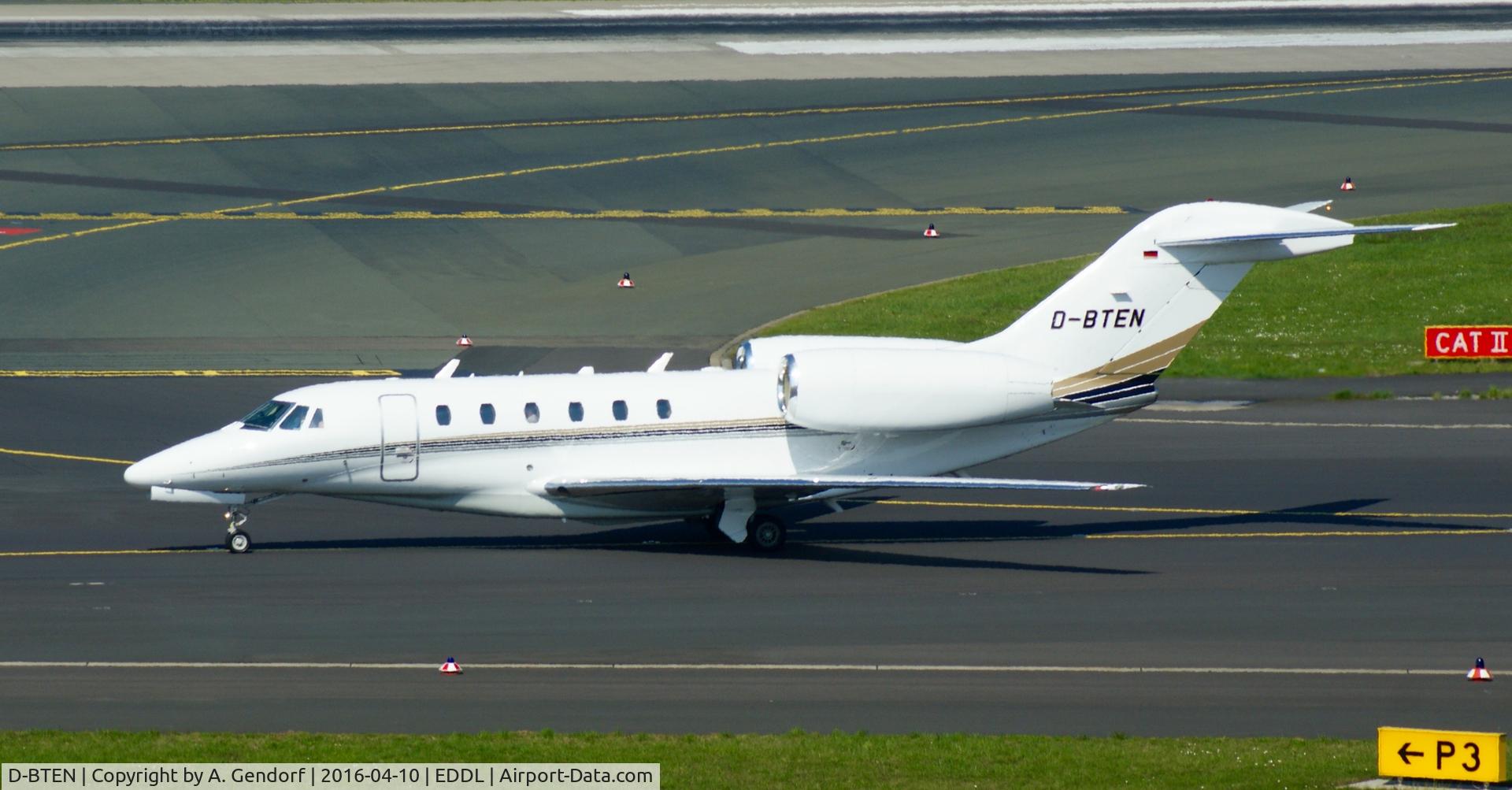 D-BTEN, 1999 Cessna 750 Citation X Citation X C/N 750-0085, ACM Air Charter (untitled), seen here taxiing at Düsseldorf Int'l(EDDL)