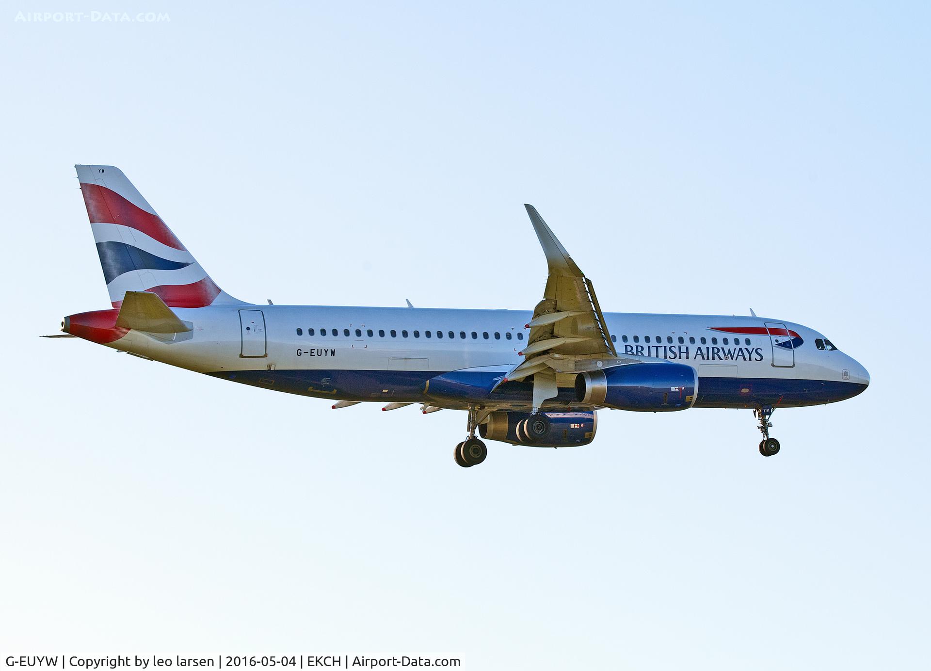 G-EUYW, 2014 Airbus A320-232 C/N 6129, Copenhagen 4.5.16
