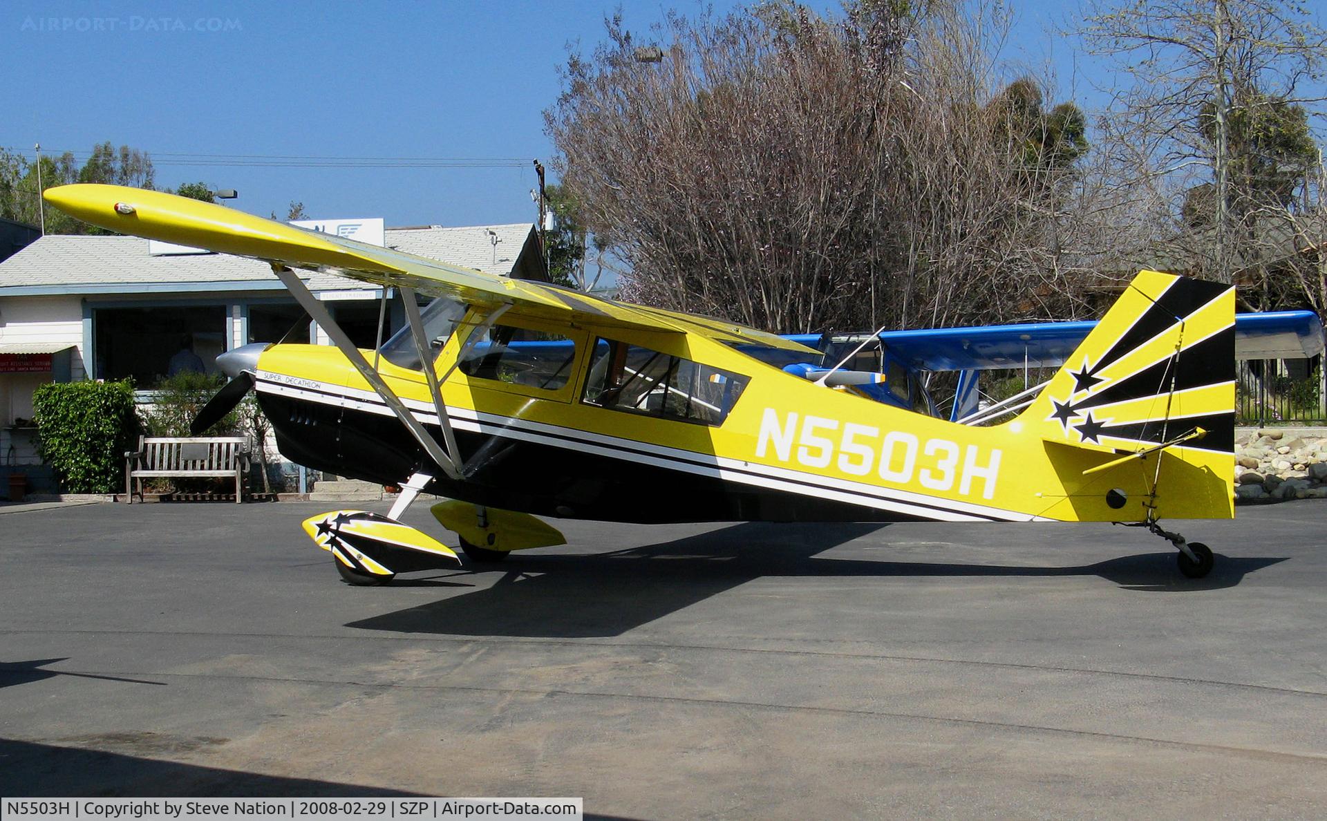 N5503H, 1978 Bellanca 8KCAB Super Decathlon C/N 413-78, Locally-based 1978 Bellanca 8KCAP Super Decathlon @ Santa Paula Airport, CA
