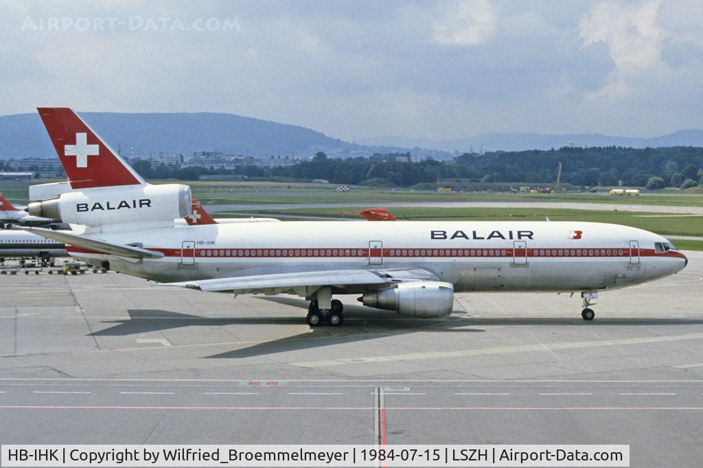 HB-IHK, 1978 McDonnell Douglas DC-10-30 C/N 46998, Balair