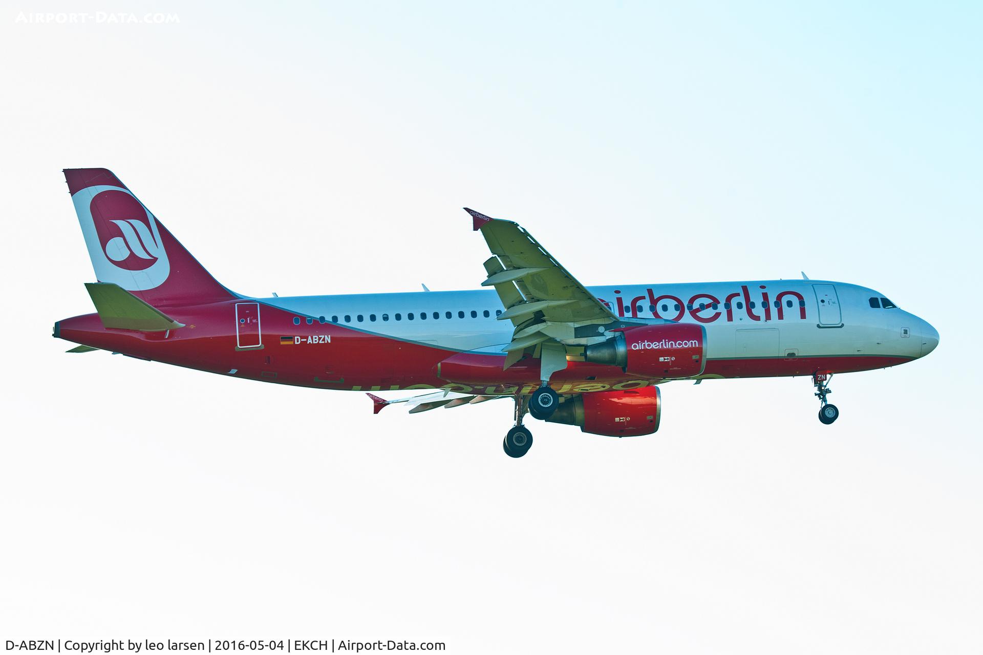 D-ABZN, 2007 Airbus A320-216 C/N 3080, Copenhagen 4.5.16