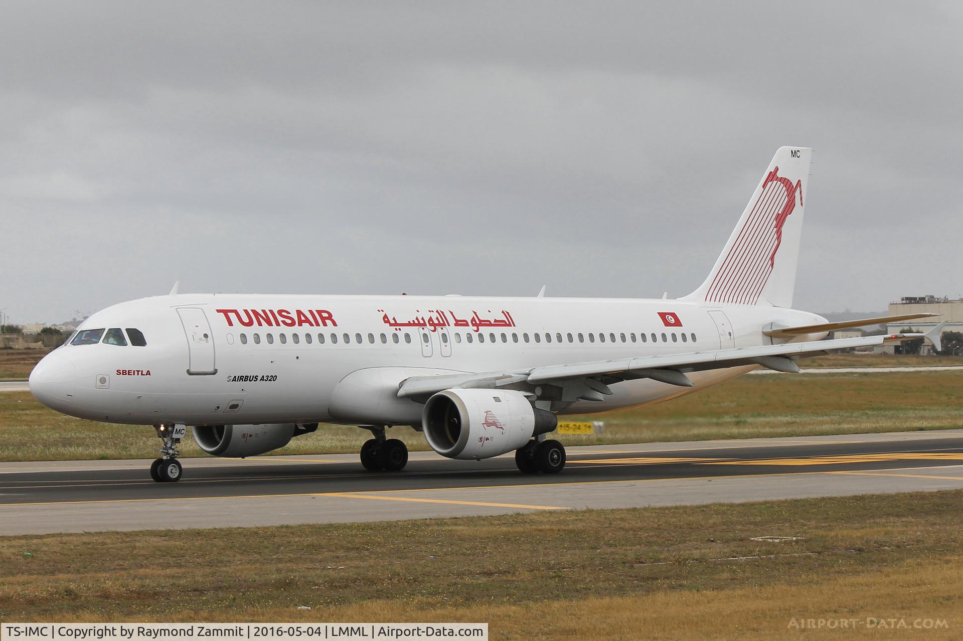 TS-IMC, 1990 Airbus A320-211 C/N 0124, A320 TS-IMC Tunisair