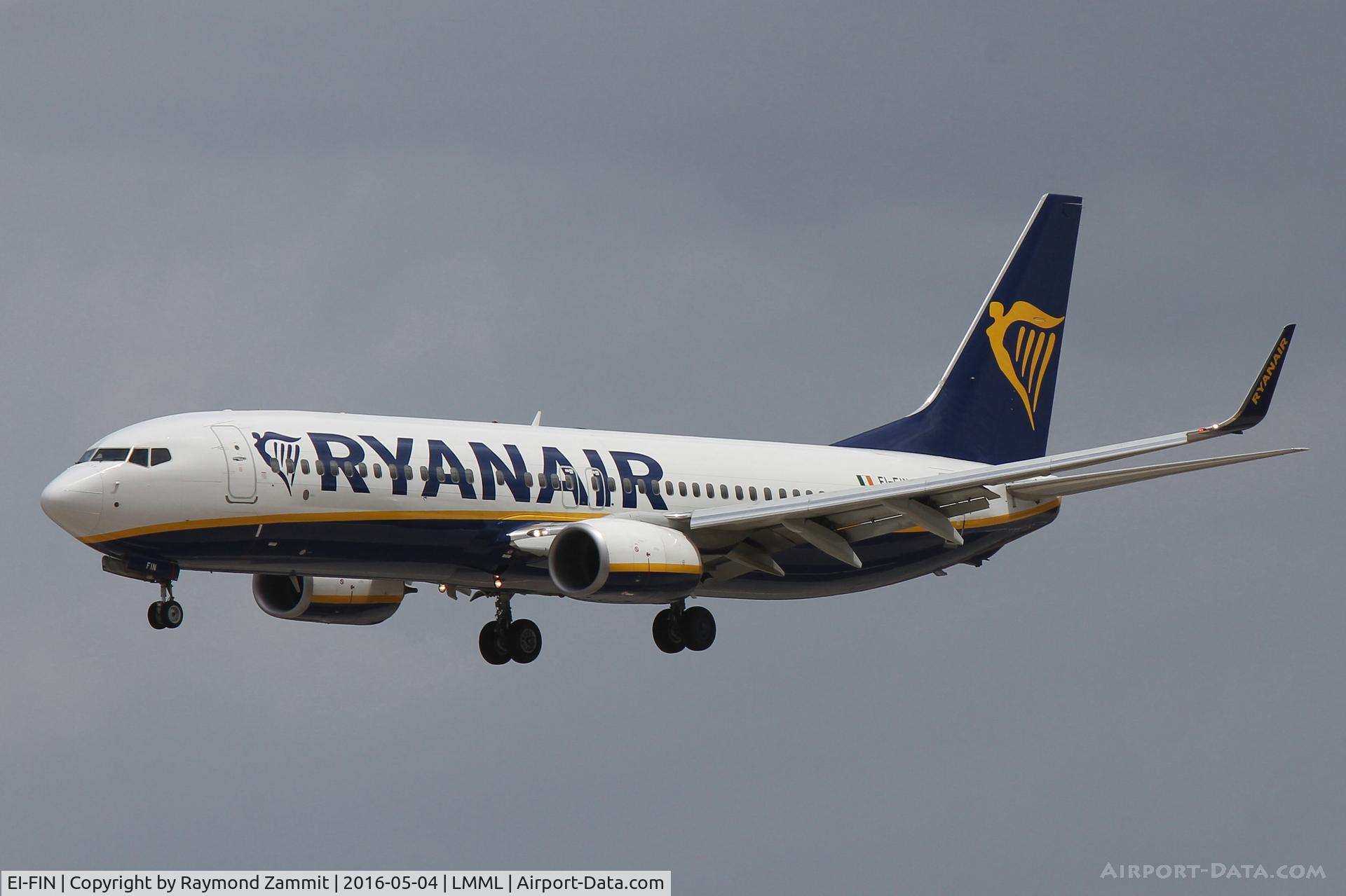EI-FIN, 2015 Boeing 737-8AS C/N 44701, B737-800 EI-FIN Ryanair