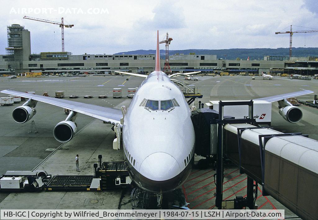 HB-IGC, 1982 Boeing 747-357 C/N 22704, Swissair