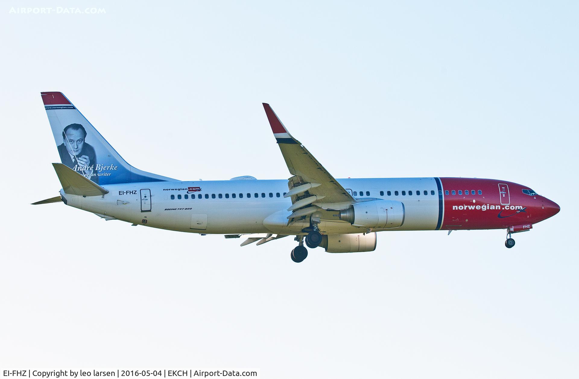 EI-FHZ, 2011 Boeing 737-8JP C/N 39005, Copenhagen 4.5.16. 