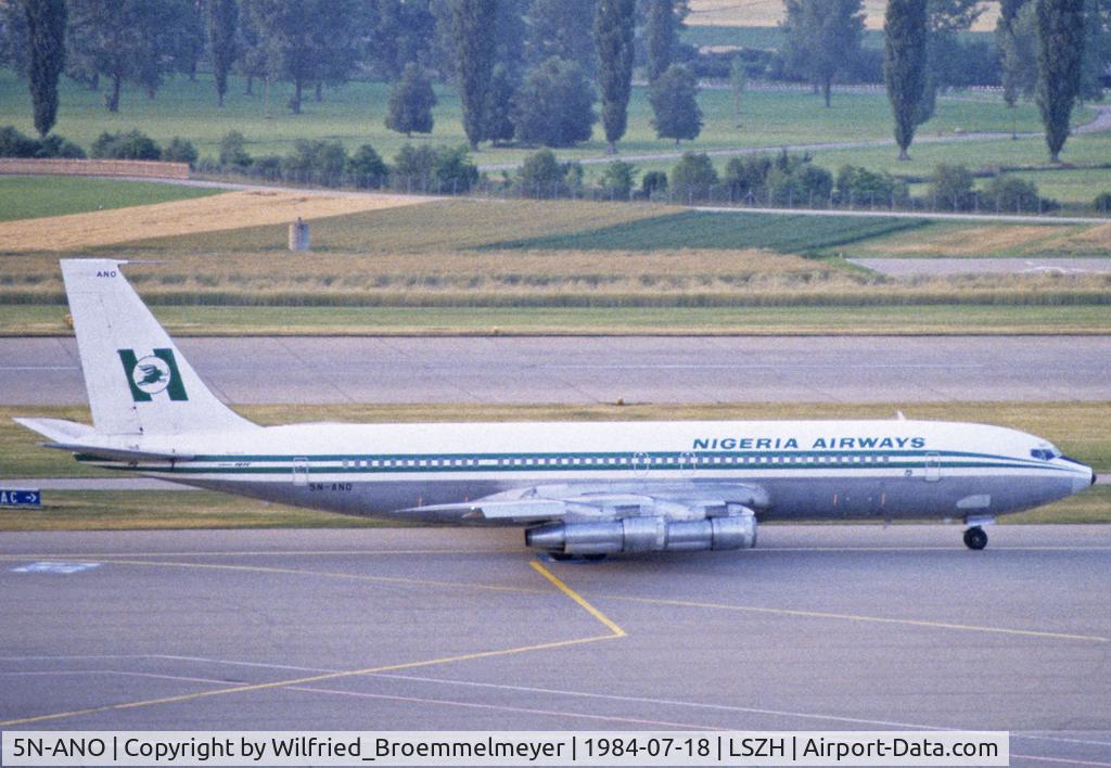 5N-ANO, 1977 Boeing 707-3F9C C/N 21428, Nigeria Airways