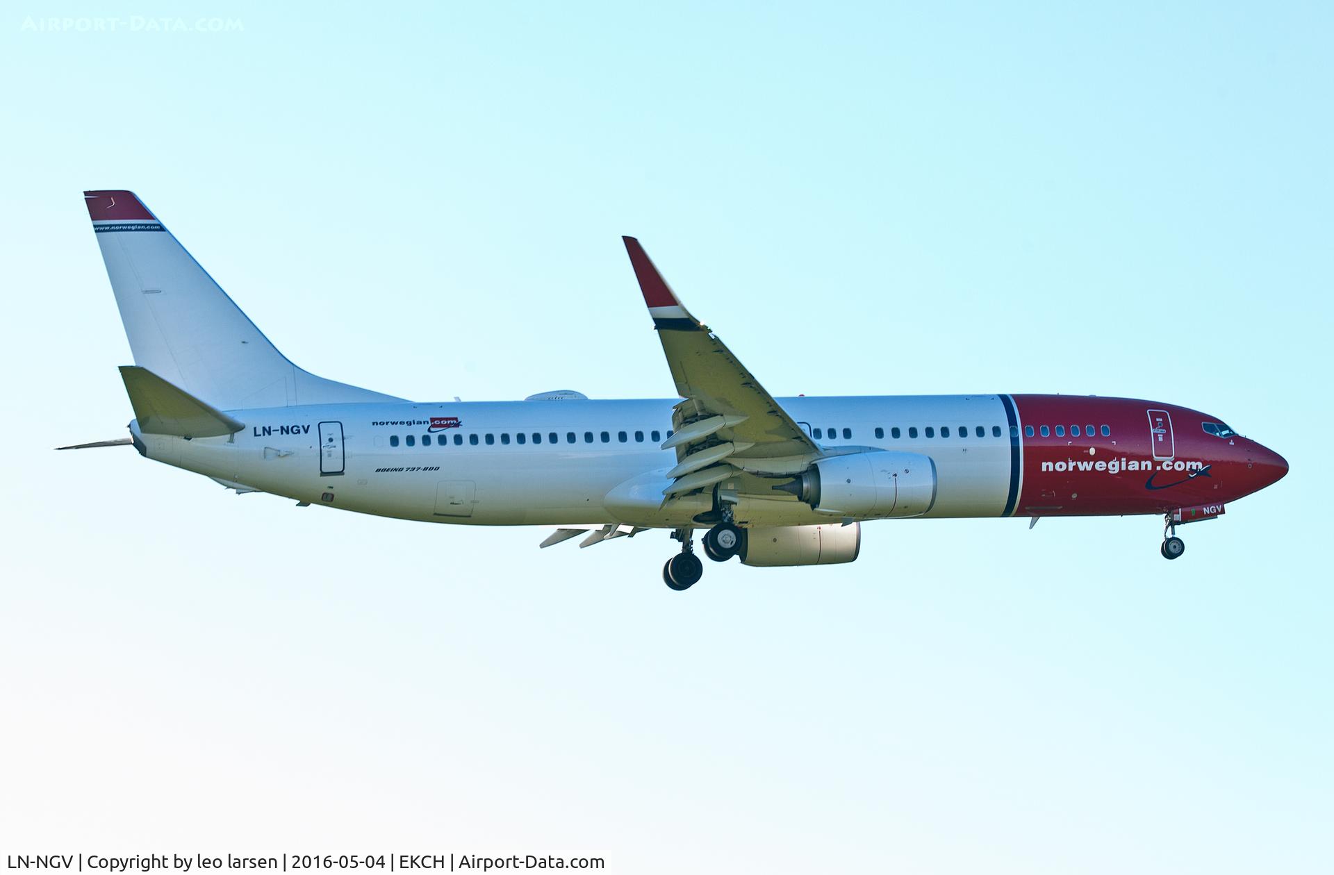 LN-NGV, 2014 Boeing 737-8JP C/N 39031, Copenhagen 4.5.16