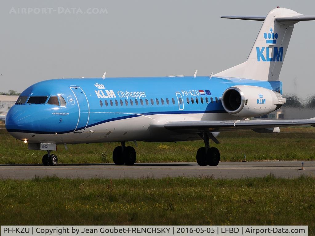PH-KZU, 1995 Fokker 70 (F-28-0070) C/N 11543, KLM Cityhopper 1296 to AMS