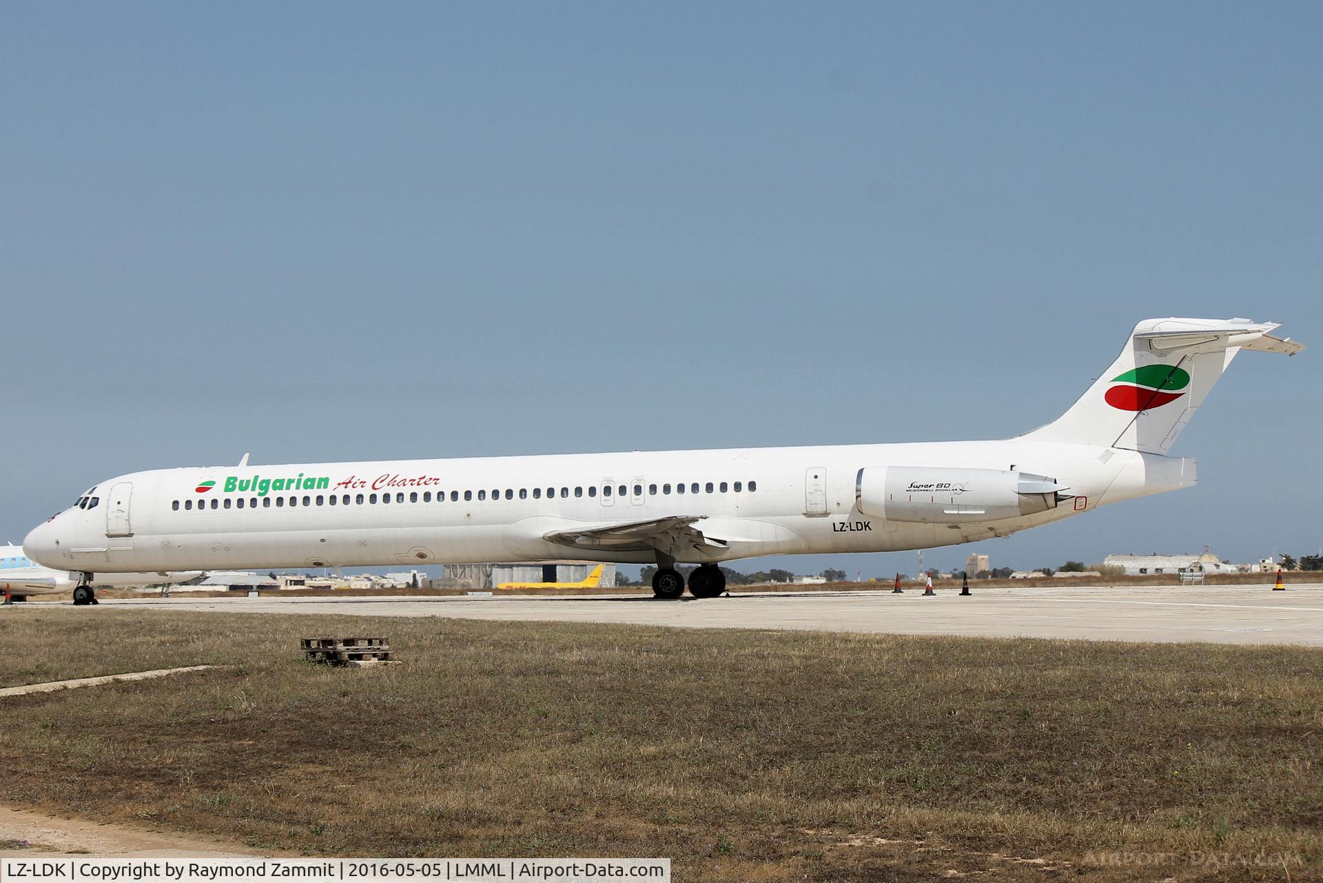 LZ-LDK, 1987 McDonnell Douglas MD-82 (DC-9-82) C/N 49432/1378, McDonnell Douglas MD-82 LZ-LDK Bulgarian Air Charter