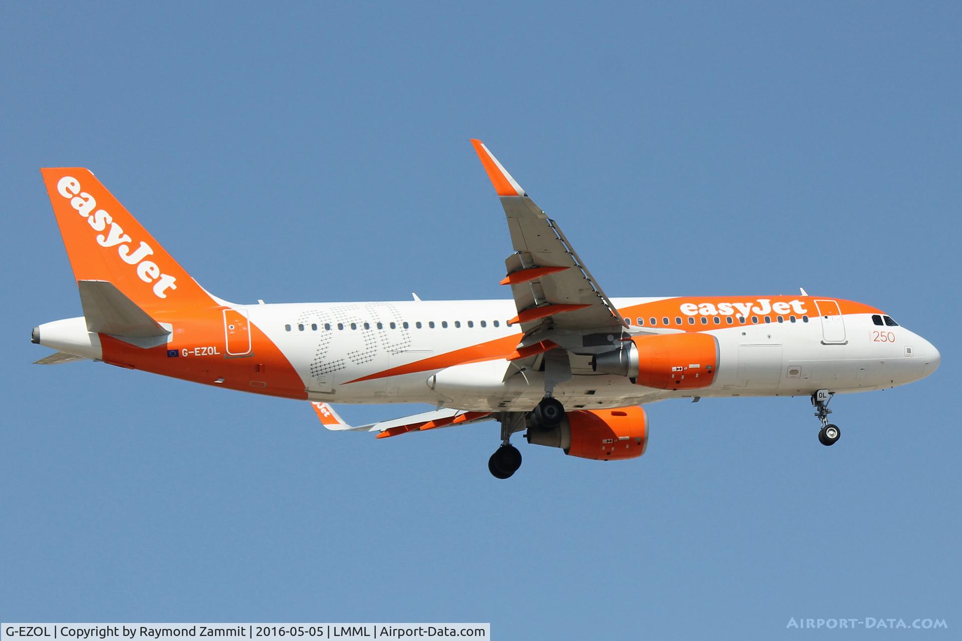 G-EZOL, 2015 Airbus A320-214 C/N 6572, A320 G-EZOL Easyjet