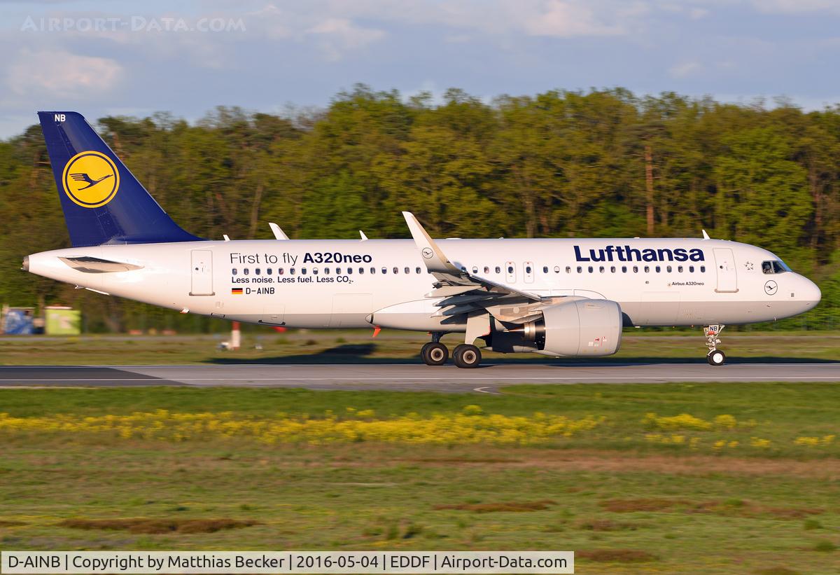 D-AINB, 2016 Airbus A320-271N C/N 6864, D-AINB