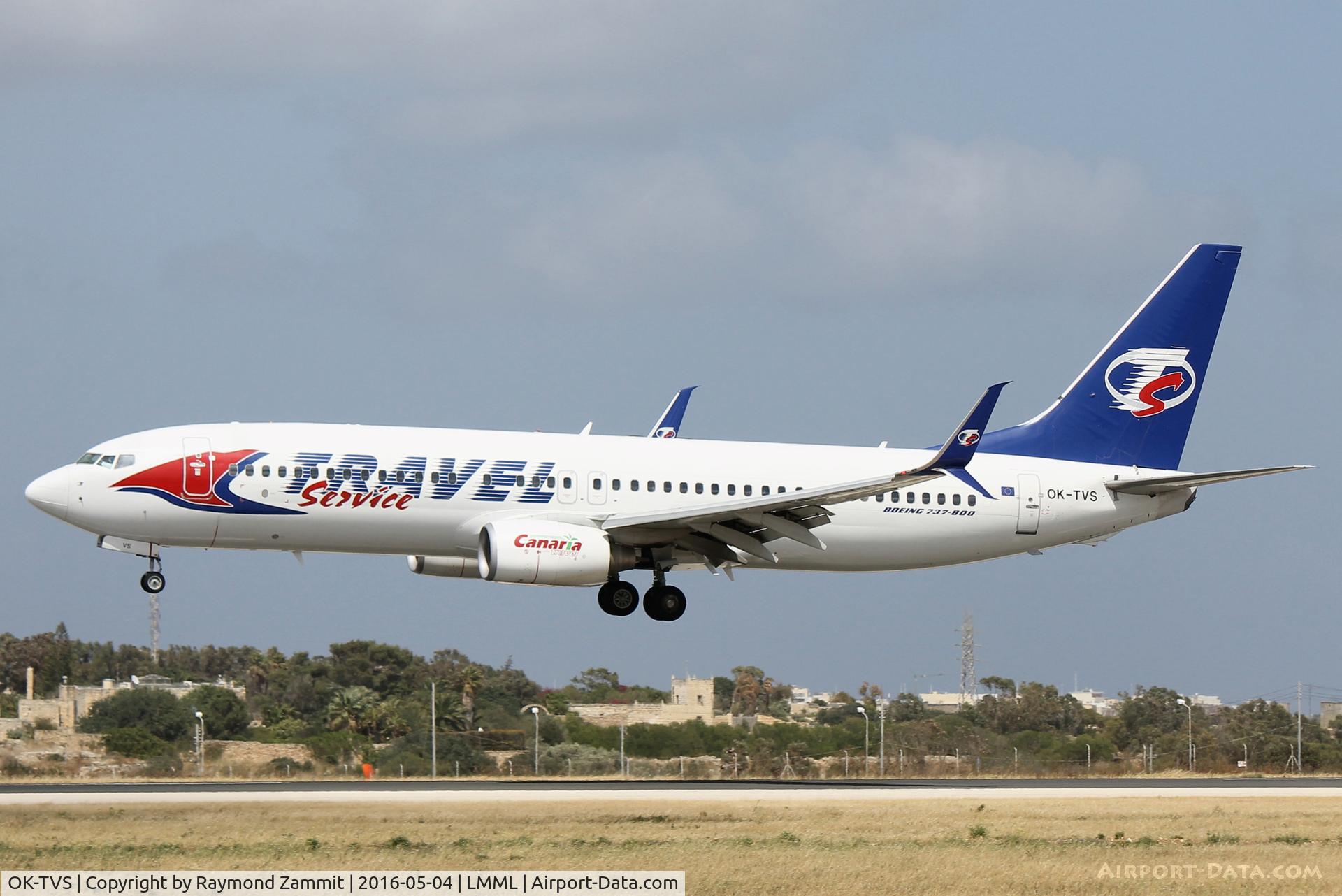 OK-TVS, 2011 Boeing 737-86N C/N 39404, B737-800 OK-TVS Travel Services
