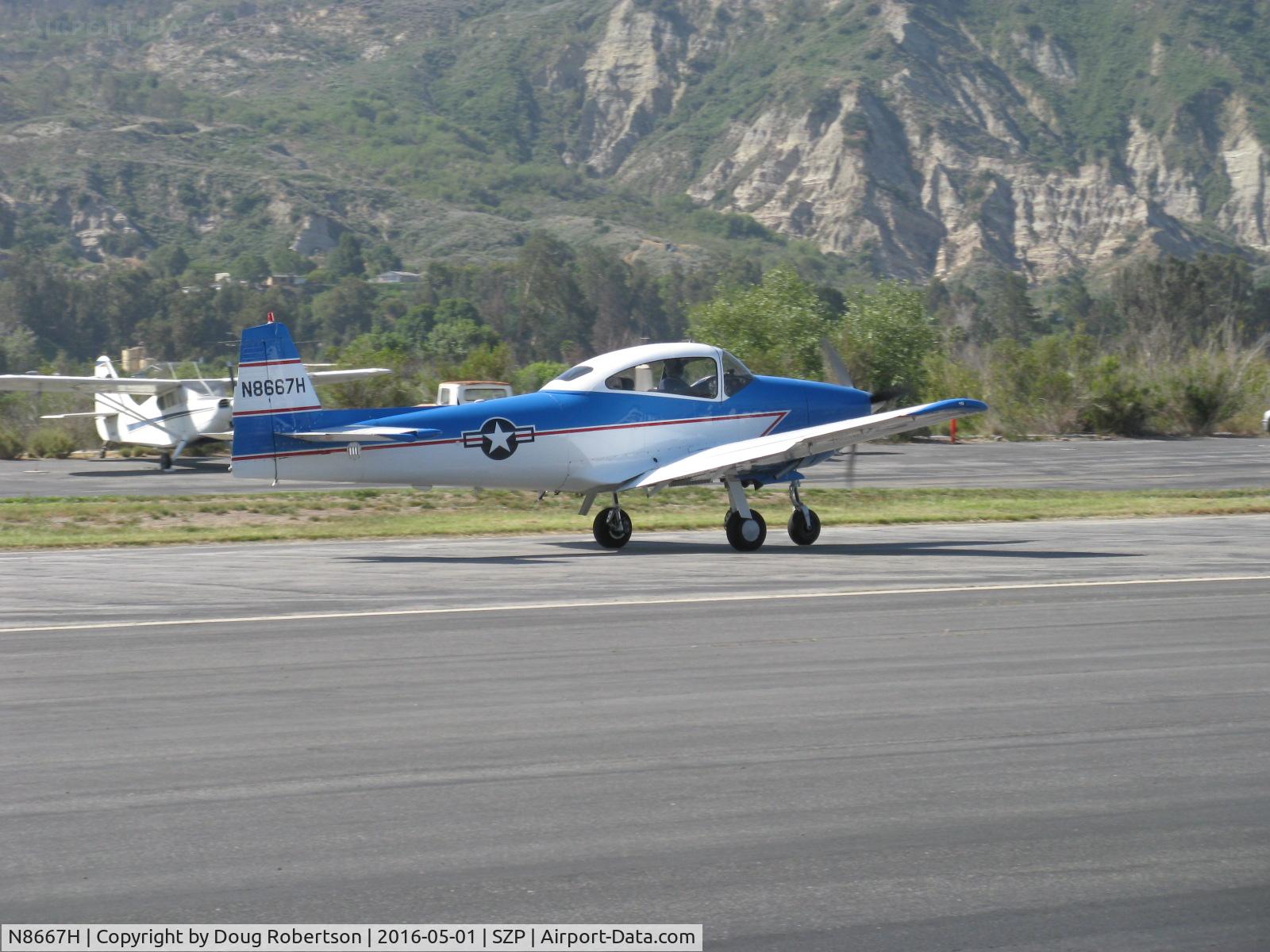 N8667H, 1947 North American Navion C/N NAV-4-667, 1947 North American NAVION, Continental Io-520 285 Hp upgrade, landing roll Rwy 22