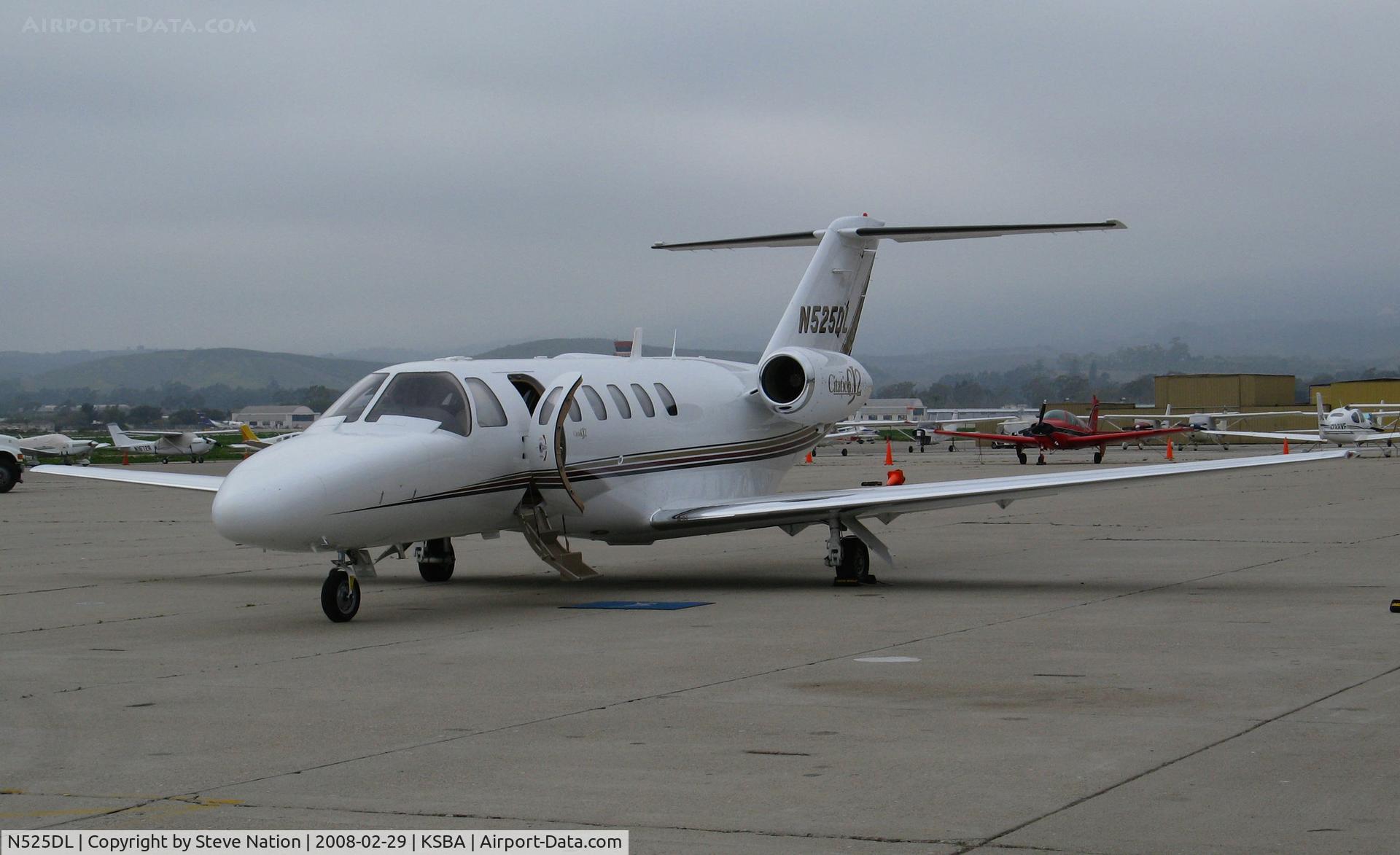 N525DL, 2002 Cessna 525A CitationJet CJ2 C/N 525A-0050, Briar Development Company (Bellingham, WA) 2002 Cessna 525A CJ2 visiting @ Santa Barbara Municipal Airport, CA