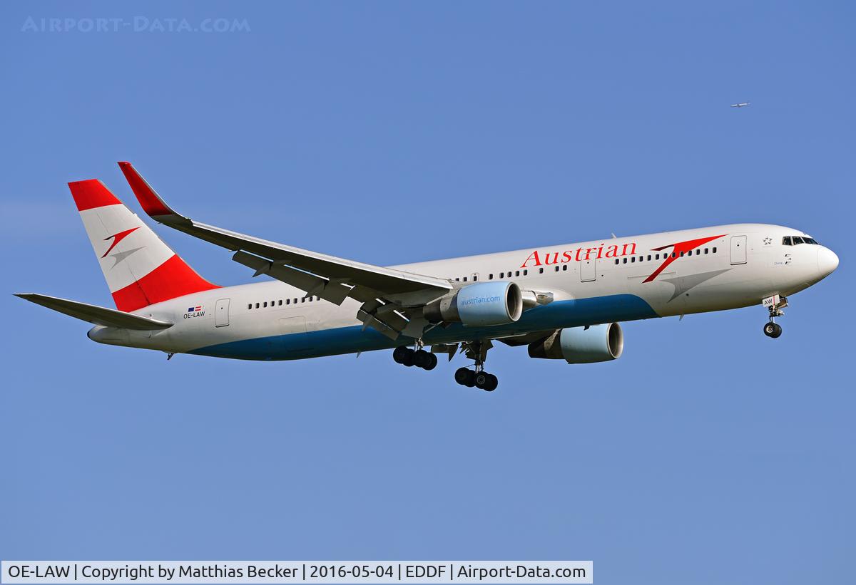 OE-LAW, 1992 Boeing 767-3Z9/ER C/N 26417, OE-LAW
