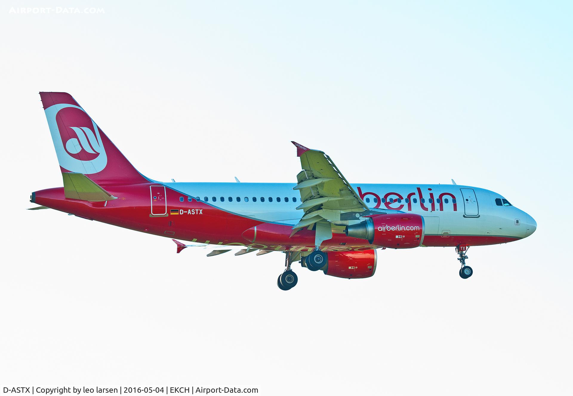 D-ASTX, 2007 Airbus A319-111 C/N 3202, Copenhagen 4.5.16