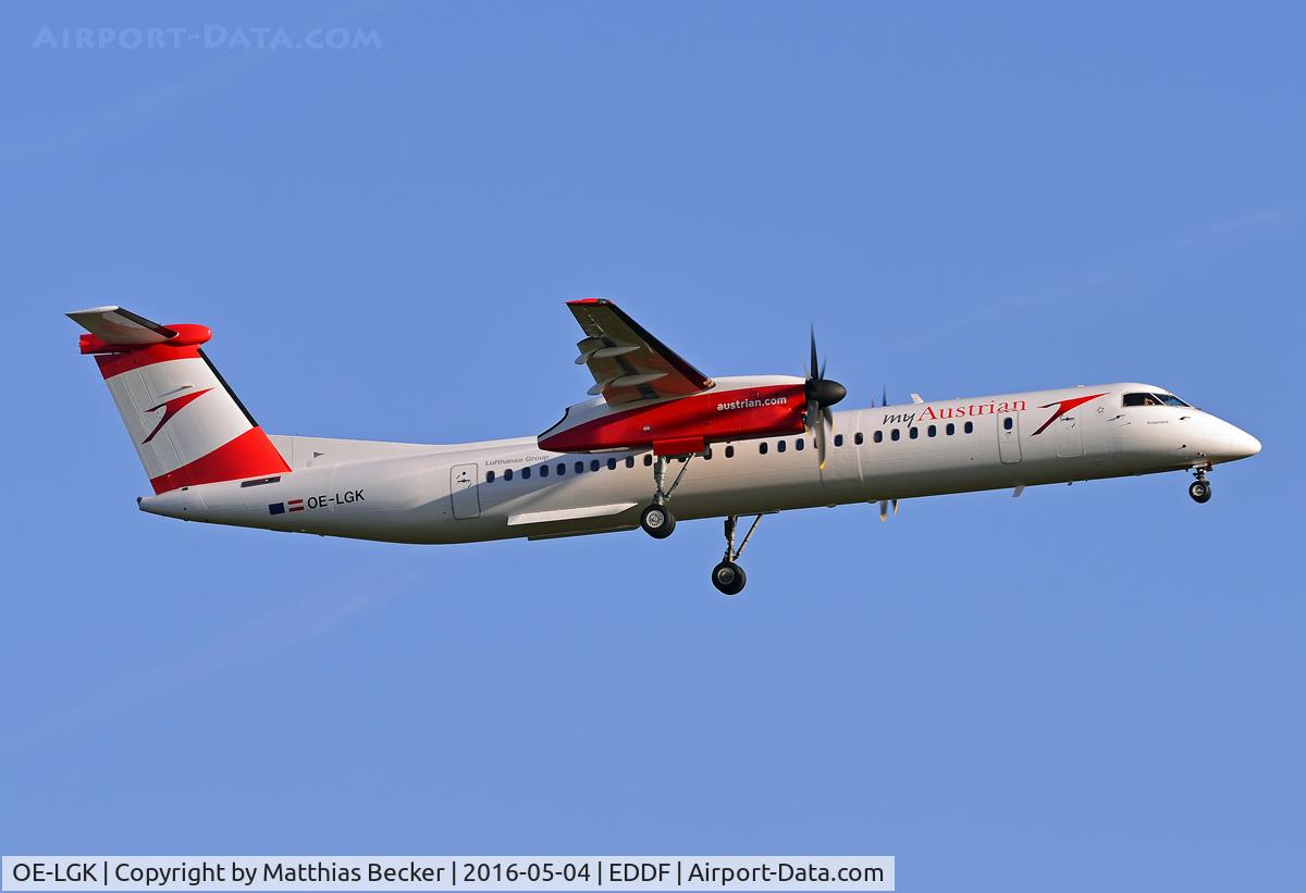 OE-LGK, 2009 De Havilland Canada DHC-8-402Q Dash 8 C/N 4280, OE-LGK