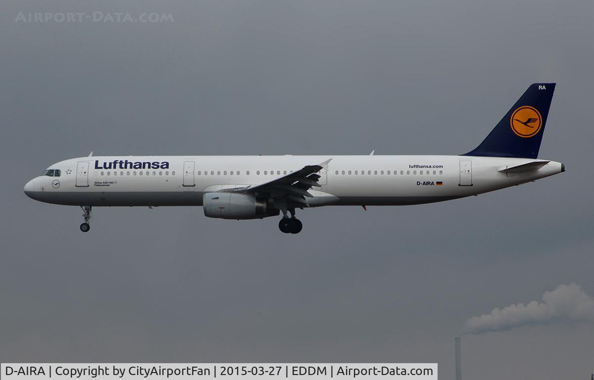 D-AIRA, 1993 Airbus A321-131 C/N 0458, Lufthansa (DLH/LH)