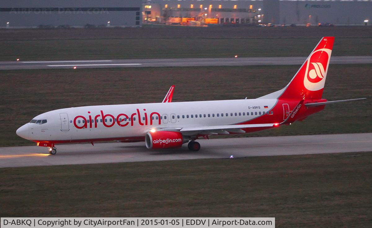 D-ABKQ, 2011 Boeing 737-86J C/N 37760, Air Berlin (BER/AB)