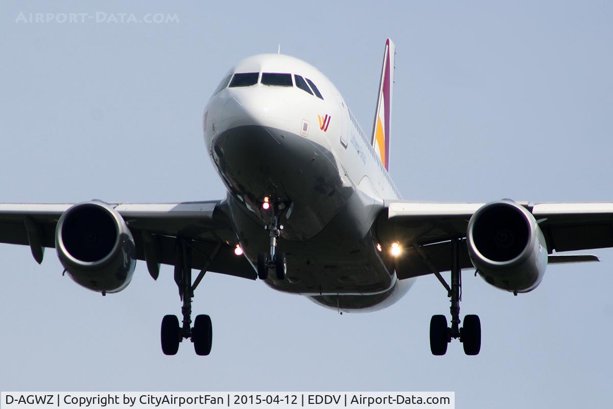 D-AGWZ, 2013 Airbus A319-132 C/N 5978, Germanwings (GWI/4U)