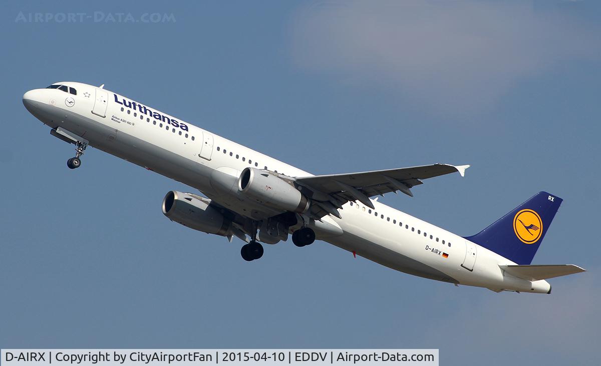 D-AIRX, 1998 Airbus A321-131 C/N 0887, Lufthansa (DLH/LH)