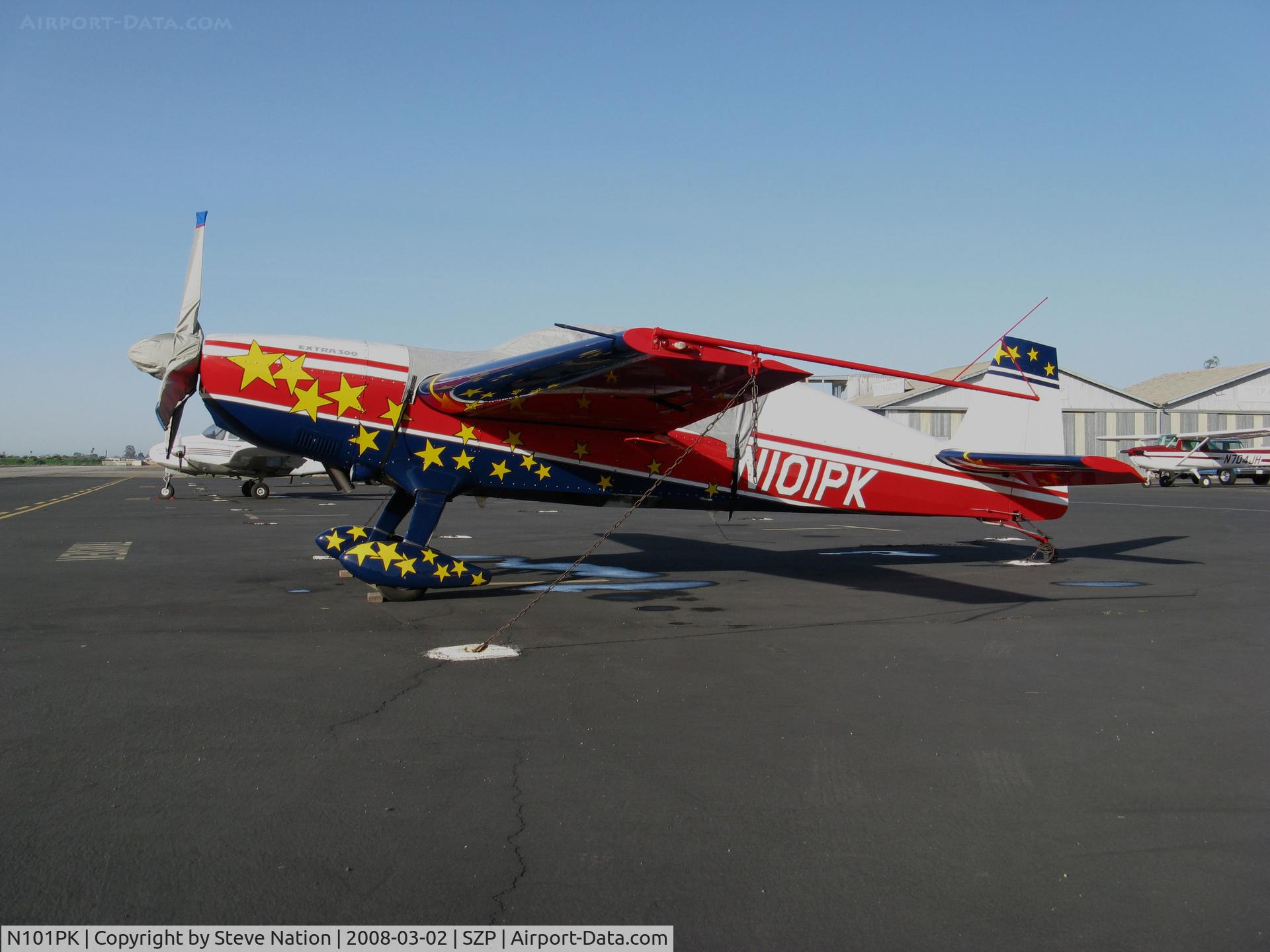 N101PK, 1994 Extra EA-300 C/N 051, Locally-Based 1994 Extra EA-300 with cockpit cover @ Santa Paula Airport, CA (destroyed 2009-04-19 while performing aerobatic maneuvers ~ 2 miles off El Capitan State Beach, Santa Barbara County, CA. 1 fatality.