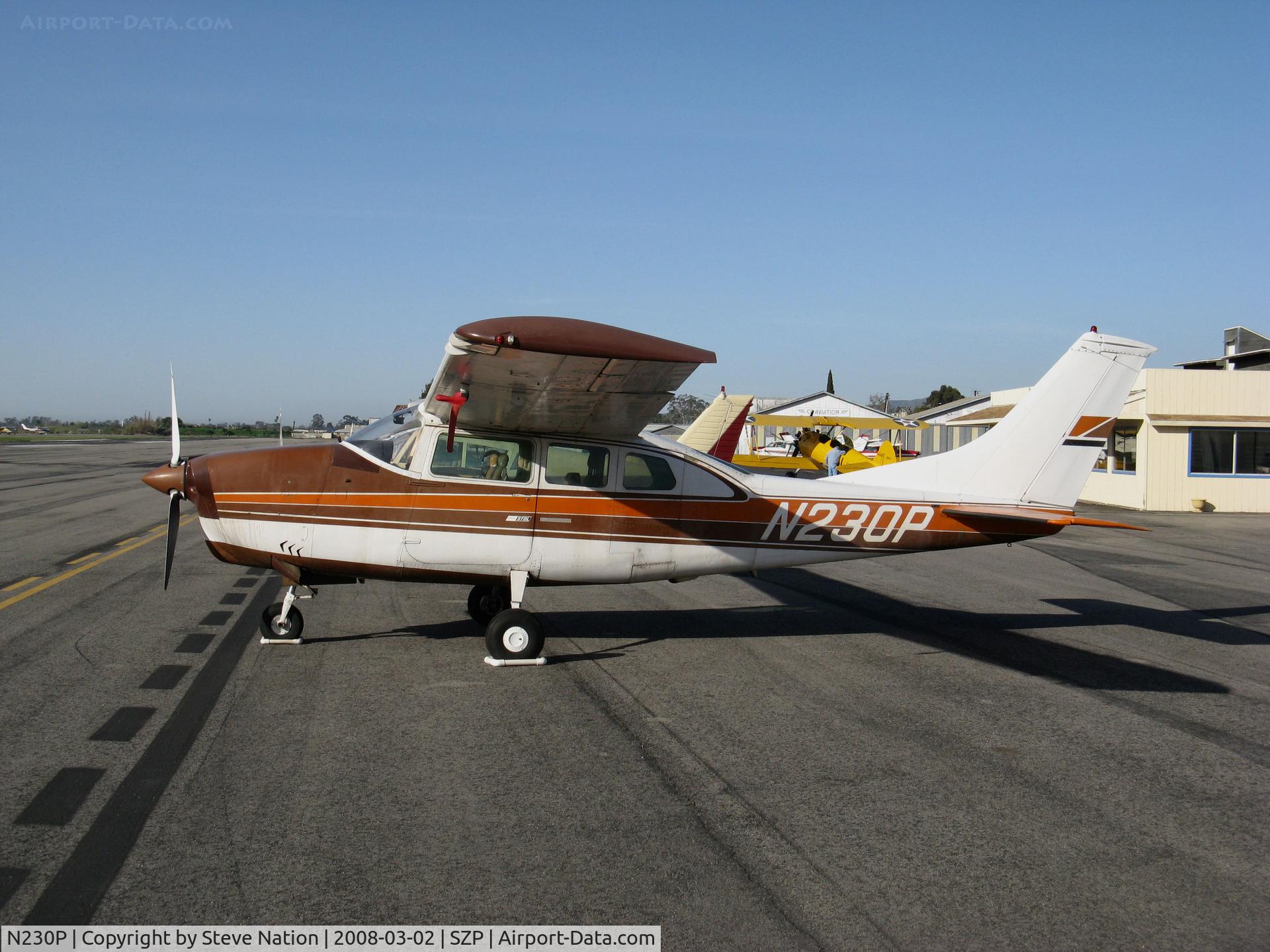 N230P, 1967 Cessna T210G Turbo Centurion C/N T210-0279, Locally-based 1967 Cessna T210G Turbo Centurion @ Santa Paula Airport, CA (now registered to a Lufkin, TX owner).