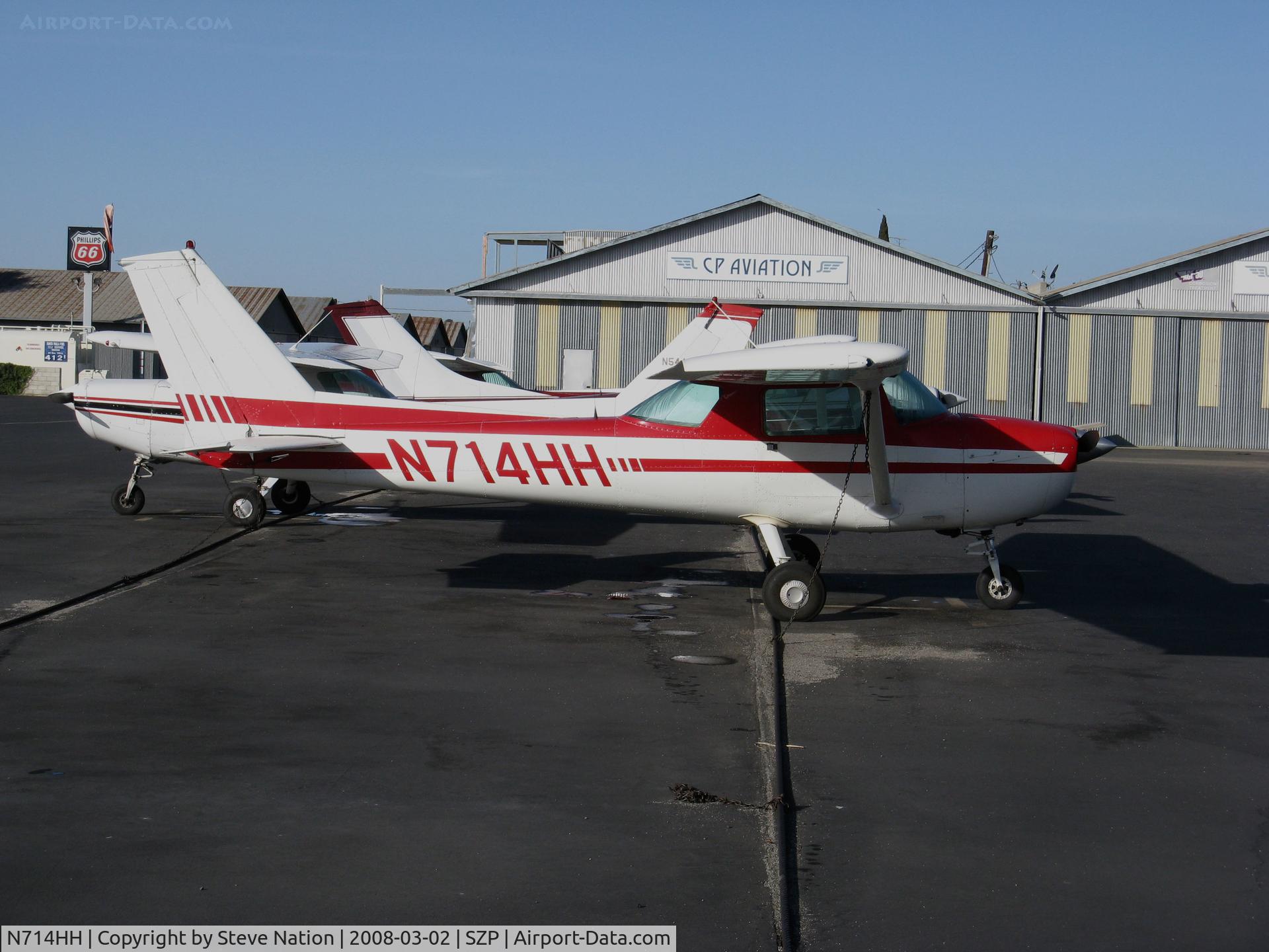 N714HH, 1977 Cessna 150M C/N 15079185, Locally-based 1977 Cessna 150M @ Santa Paula Airport, CA