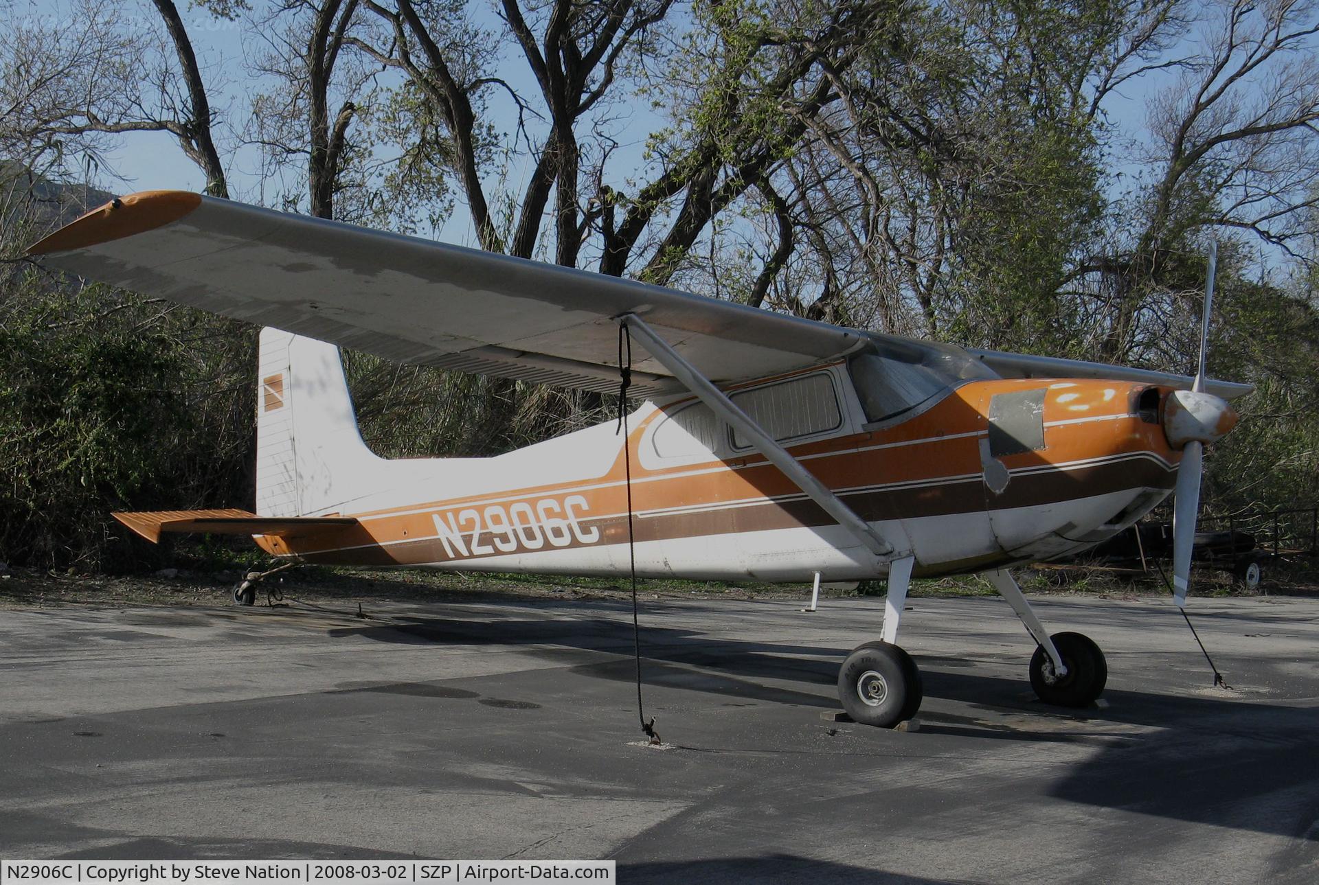 N2906C, 1954 Cessna 180 C/N 30806, Locally-based 1954 Cessna 180 Skywagon @ Santa Paula Airport, CA