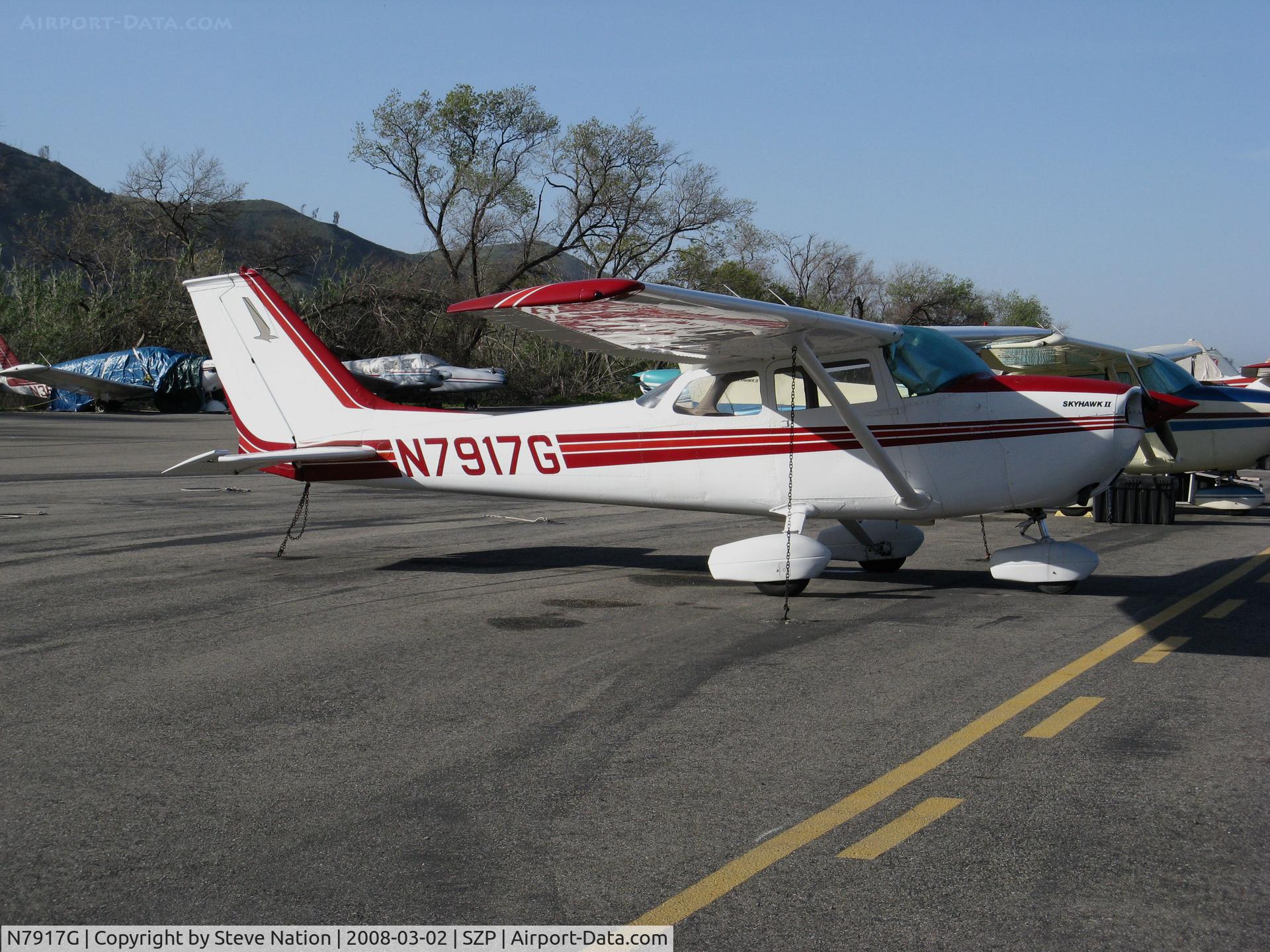 N7917G, 1970 Cessna 172L C/N 17259617, Locally-based1970 Cessna 172L Skyhawk @ Santa Paula Airport, CA