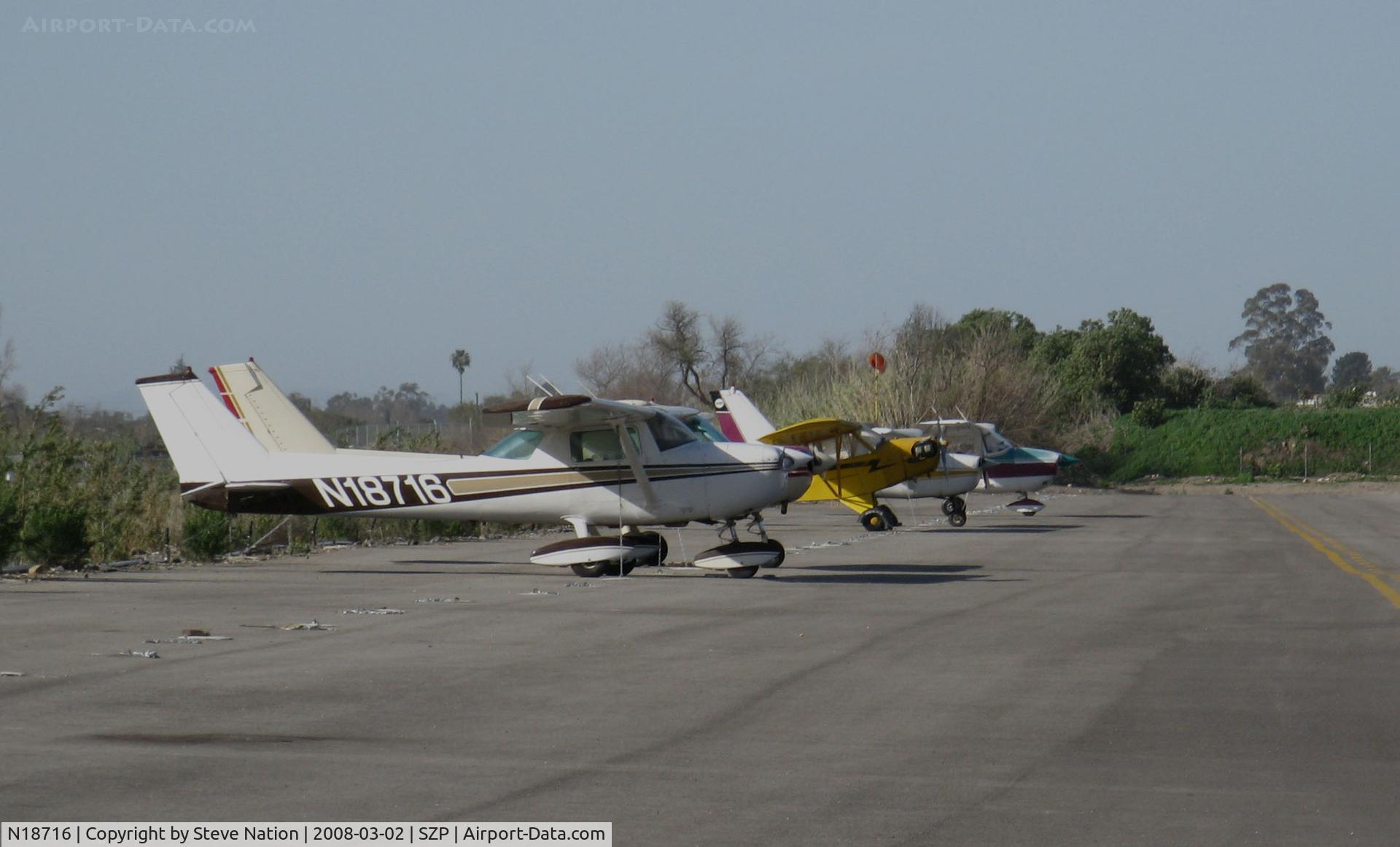 N18716, 1972 Cessna 150L C/N 15074056, Locally-based 1972 Cessna 150L @ Santa Paula Airport, CA