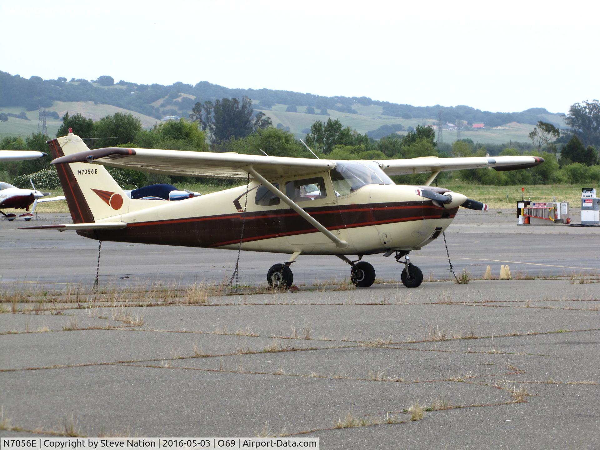 N7056E, 1960 Cessna 175A Skylark C/N 56556, Locally-based 1960 Cessna 175A Skylark @ Petaluma Municipal Airport, CA