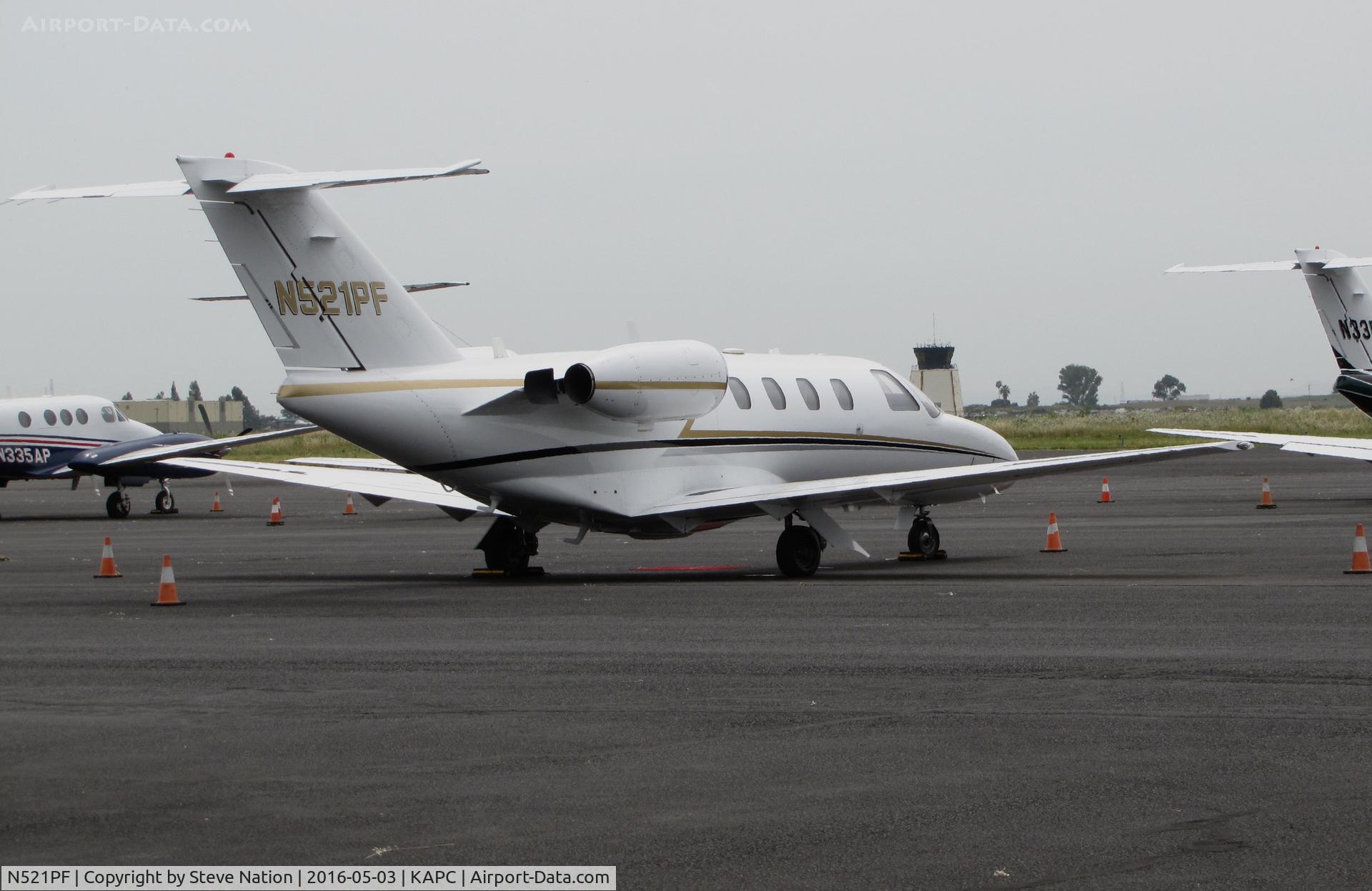 N521PF, 1993 Cessna 525 CitationJet C/N 525-0005, NKT Commercial LLC 1993 Cessna 525 CJ1 from San Luis Obispo, CA @ Napa County Airport, CA