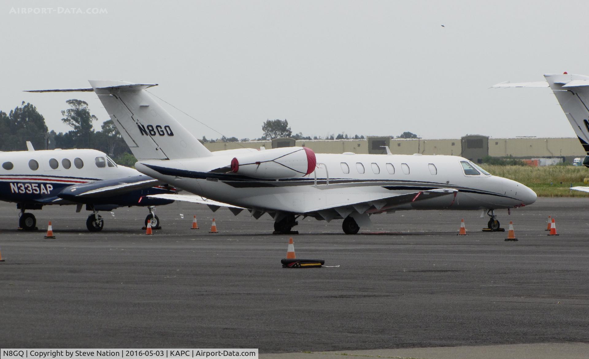 N8GQ, 2011 Cessna 525C CitationJet CJ4 C/N 525C-0045, River Queen LLC (College Station, TX) 2011 Cessna 525C Citation CJ4 in from Santa Fe Municipal Airport, NM (KSAF) @ Napa County Airport, CA